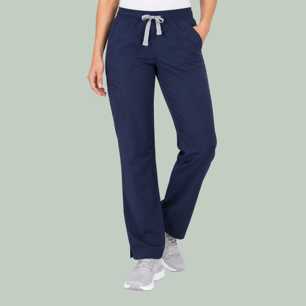FIGS Castelar Scrub Pants Navy Blue FION Technology Women's Small NEW